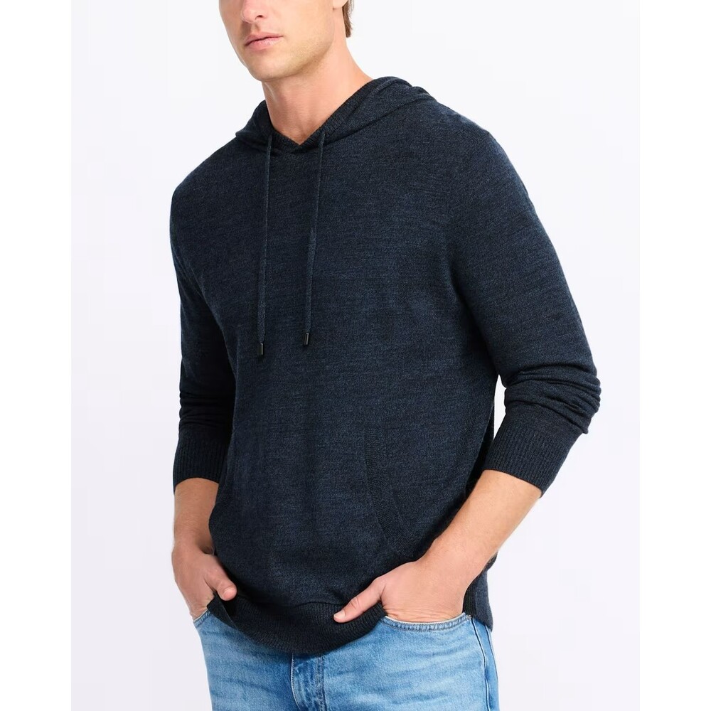 Artefact Men's Brosnan Merino Wool Pullover Hoodie Sweater sz M Kangaroo Pocket